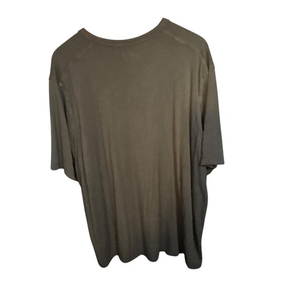 Duluth 2XL Black Henley Shirt Tencel/Modal Blend Short Sleeve Casual Top - Picture 2 of 4